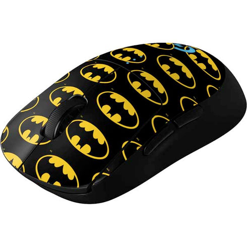 DC Comics Batman Logo Pattern G Pro Wireless Gaming Mouse Skin